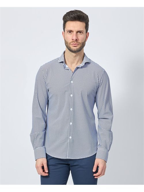 Chemise à manches longues Yes Zee avec micro-motif YES ZEE | C505-OP002001